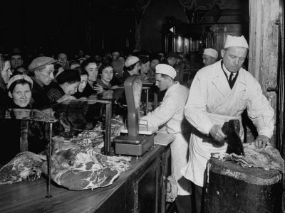 Customers Shopping at Gastronome Food Store