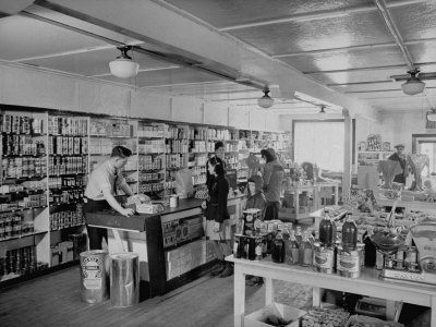 Customers Buying Supplies at Local Store