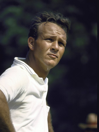 Golf Pro Arnold Palmer Squinting Against Sunlight During Match