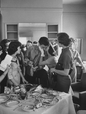 Singer Ricky Nelson with Fans