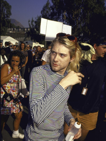 Front Man of Rock Group Nirvana Kurt Cobain