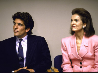 John F. Kennedy Jr. and Mother, Former First Lady Jackie Kennedy Onassis