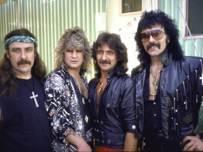Ozzy Osbourne and Members of Heavy Metal Rock Group, Black Sabbath