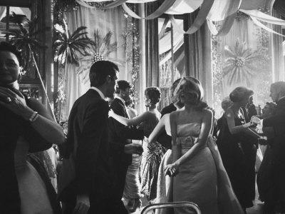 Jane Fonda Dancing at Charity Ball at Waldorf Astoria