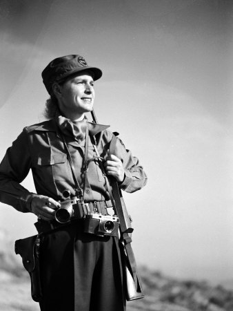 Life Photographer Margaret Bourke-White on Assignment During the Korean War