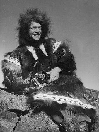 Photographer Margaret Bourke-White During Arctic Trip