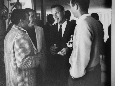 Golf Pro Arnold Palmer at a Party During the Palm Springs Golf Classic