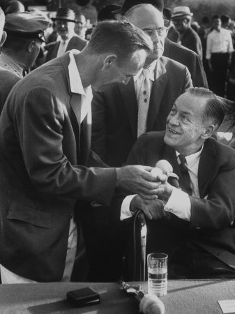 Arnold Palmer, Bobby Jones, Spectator at Masters
