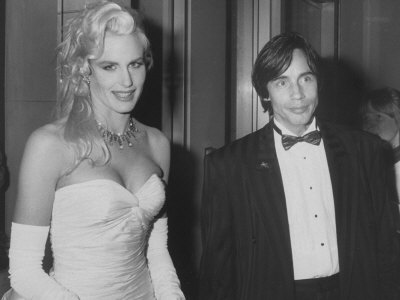 Actress Daryl Hannah with Boyfriend, Singer Jackson Browne at an American Cinematographers Dinner