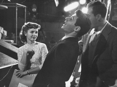 Actrees Debbie Reynolds on Candid TV Series with Singer Eddie Fisher