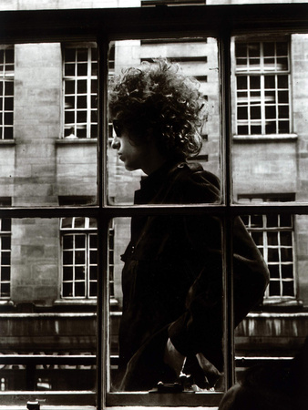 The One and Only Bob Dylan Walking Past a Shop Window in London, 1966