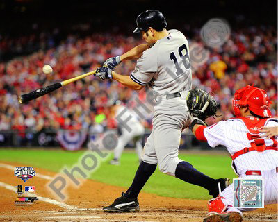 Johnny Damon Game Four of the 2009 MLB World Series Poster