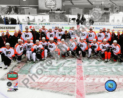 The Philadelphia Flyers Team Photo 2010 NHL Winter Classic Poster