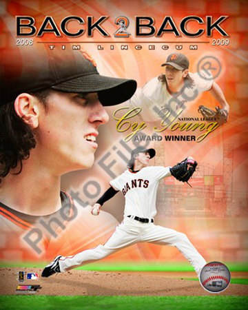 Tim Lincecum 2009 National League Cy Young Award Winner