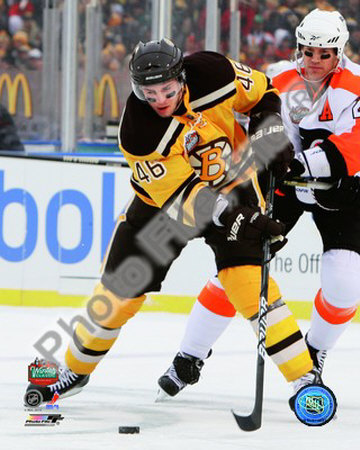 David Krejci 2010 NHL Winter Classic Poster