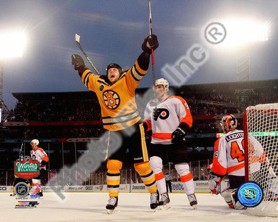 Marco Sturm Game Winning Goal Horizontal 2010 NHL Winter Classic Poster