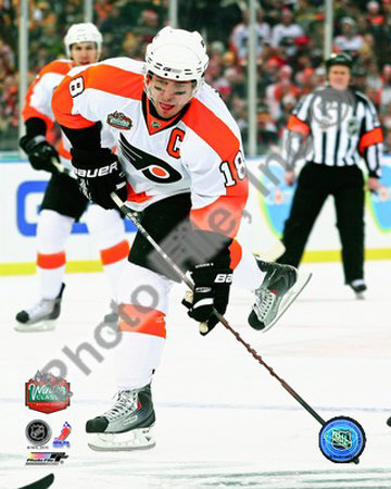 Mike Richards 2010 NHL Winter Classic Poster