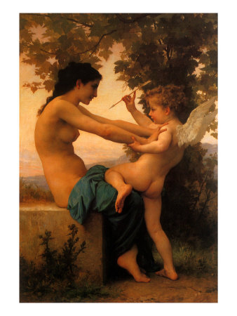Young Girl Defending Herself Against Eros, 1880