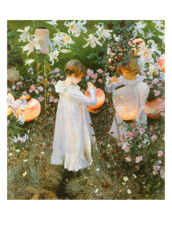Chinese Lanterns, Girls, 1885