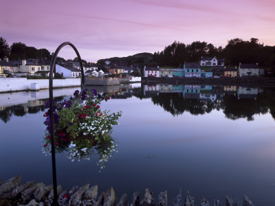 Union Hall Harbour at Sunset, Union Hall, County Cork, Munster, Republic of Ireland, Europe