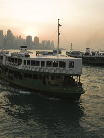 Star Ferries, Victoria Harbour, Hong Kong, China