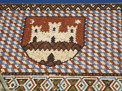Coat of Arms on Glazed Tile Roof, St. Mark