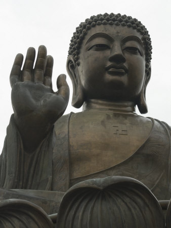 Big Buddha Statue, Po Lin Monastery, Lantau Island, Hong Kong, China