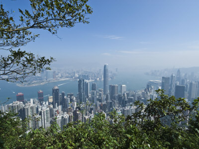 Hong Kong Skyline from Victoria Peak, Hong Kong, China