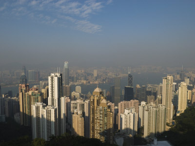 Hong Kong Skyline from Victoria Peak, Hong Kong, China