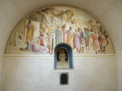 Frescoes by Fra Angelico, San Marco, Florence, Tuscany, Italy, Europe