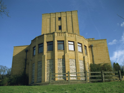 Abbey Church at West End of the Benedictine Abbey, Prinknash, Gloucestershire, England, UK