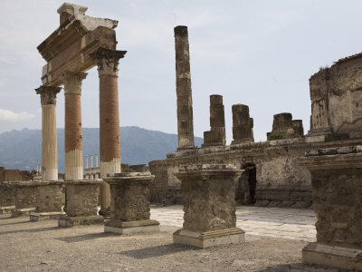 Forum, Pompeii, UNESCO World Heritage Site, Campania, Italy, Europe