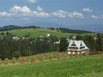 Typical Polish Landscape Near Zakopane in the Tatra Mountains, Poland, Europe