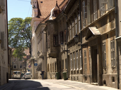 Street Scene, Gorni Grad, Zagreb, Croatia, Europe