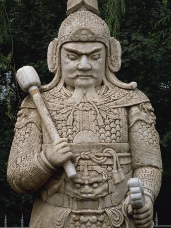 Stone Statue Along the Divine Road, Ming Tombs, UNESCO World Heritage Site, Beijing Province, China