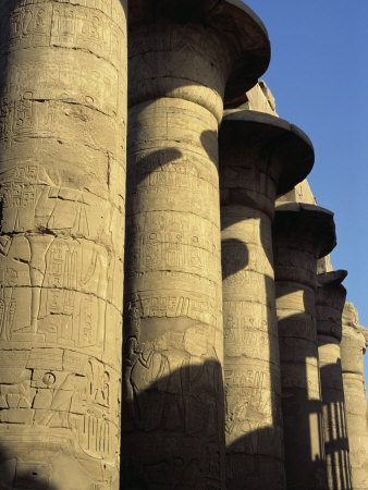 Hypostyle Hall, Great Temple of Amun, Karnak, Thebes, UNESCO World Heritage Site, Egypt Posters