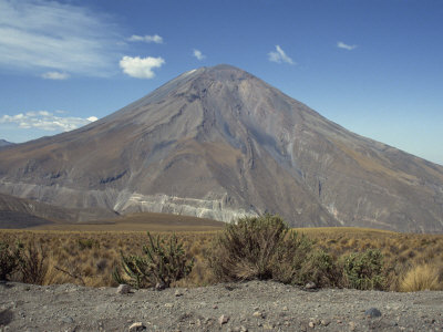 Solidified Lava Flows, El Misti Volcano, 5821M, Arequipa, Peru, South America