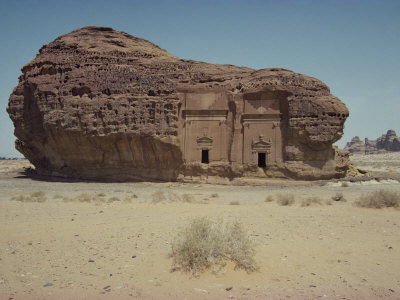 Rock Tombs in Sandstone Inselberg, Mada