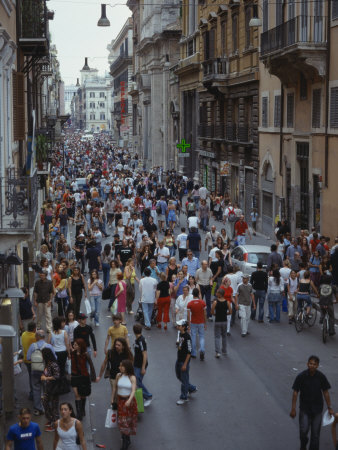 Via Del Corso, Rome, Lazio, Italy, Europe