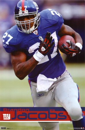 New York Giants - Brandon Jacobs Poster