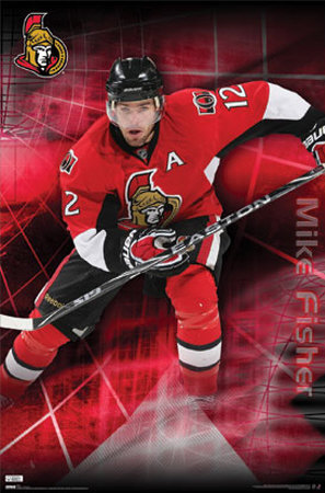 Buy Ottawa Senators - Mike Fisher at AllPosters.com