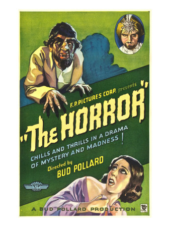 The Horror, Poster Art, 1932