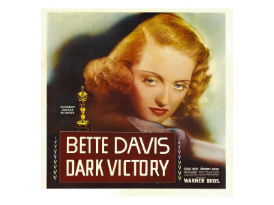 Dark Victory, Bette Davis on Window Card, 1939