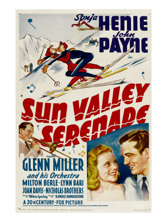 Sun Valley Serenade, Glenn Miller, Sonja Henie, John Payne, 1941