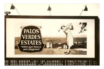 Billboard, Palos Verdes Estates, Golfer