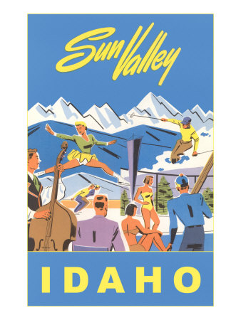 Sun Valley, Idaho, Graphic of Winter Resort Activities
