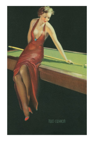Buy Two Cushion, Vamp Playing Pool at AllPosters.com