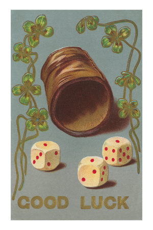 Buy Good Luck, Dice and Cup at AllPosters.com
