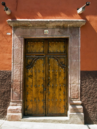An Ornate Door, San Miguel, Guanajuato State, Mexico