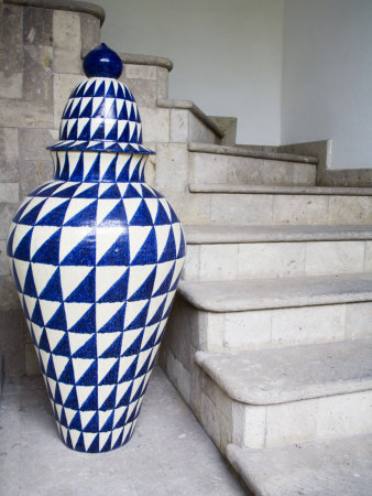 Mexican Ceramic Pot Decoration, San Miguel, Guanajuato State, Mexico